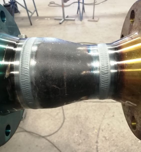 Montaje de tubería para gas